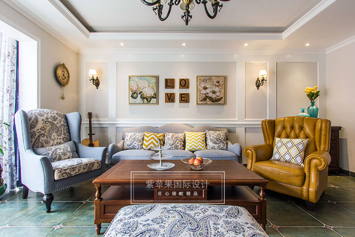 美式客廳裝修實(shí)景圖