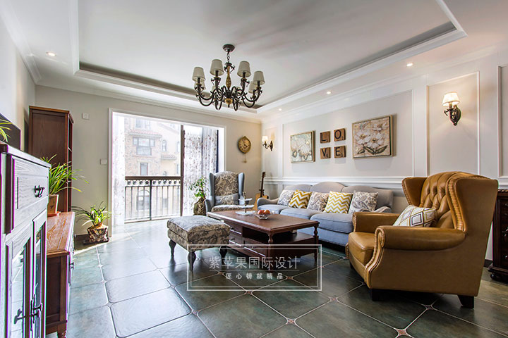 美式客廳裝修實(shí)景圖