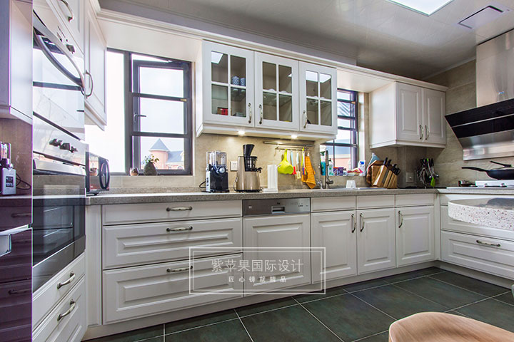 美式廚房裝修實(shí)景圖