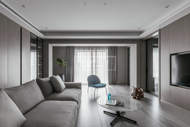 現(xiàn)代簡(jiǎn)約裝修案例，體現(xiàn)年輕人的活力！