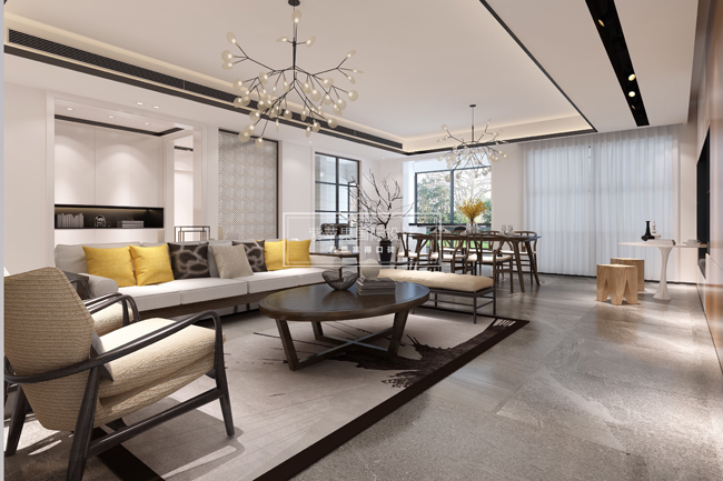 現(xiàn)代中式裝修案例，開放而又內(nèi)斂！